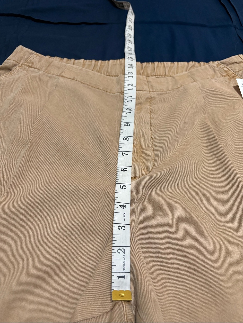 GAP High Rise Pleated Relaxed Wide-Leg Khakis - Size L - Picture 7 of 11